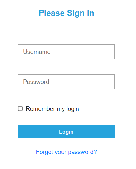 Forgot password